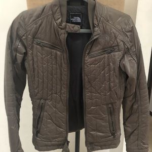 The north face taupe color jacket